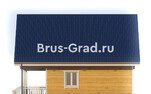 Проект дома из бруса ДБ060