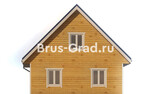 Проект дома из бруса ДБ060