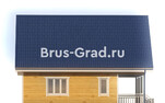 Проект дома из бруса ДБ060