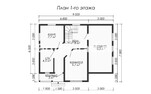 Проект дома из бруса ДБ062