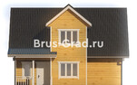 Проект дома из бруса ДБ062