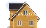 Проект дома из бруса ДБ062