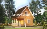 Проект дома из бруса ДБ068