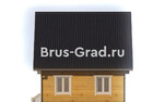 Проект дома из бруса ДБ068