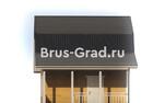 Проект дома из бруса ДБ069