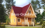 Проект дома из бруса ДБ071