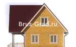 Проект дома из бруса ДБ071