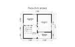 Проект дома из бруса ДБ073