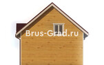 Проект дома из бруса ДБ073