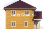 Проект дома из бруса ДБ074