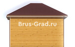 Проект дома из бруса ДБ074