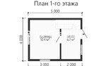 Проект дома из бруса ДБ086