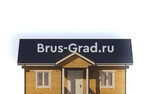 Проект дома из бруса ДБ097