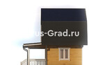 Проект дома из бруса ДБ105