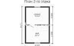 Проект дома из бруса ДБ106