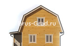 Проект дома из бруса ДБ122