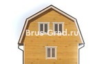 Проект дома из бруса ДБ138
