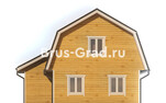 Проект дома из бруса ДБ145