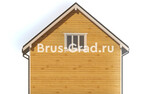 Проект дома из бруса ДБ159