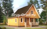 Проект дома из бруса ДБ171