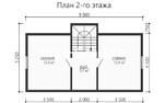 Проект дома из бруса ДБ172