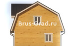 Проект дома из бруса ДБ179