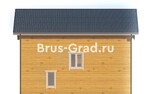 Проект дома из бруса ДБ195