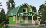 Проект каркасного дома ДК003