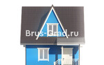 Проект каркасного дома ДК004