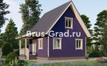 Проект каркасного дома ДК006