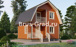 Проект каркасного дома ДК007