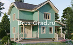 Проект каркасного дома ДК009