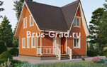 Проект каркасного дома ДК017