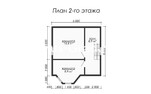 Проект каркасного дома ДК030