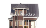 Проект каркасного дома ДК030
