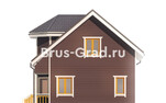 Проект каркасного дома ДК030