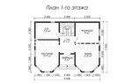 Проект каркасного дома ДК032