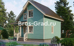 Проект каркасного дома ДК039