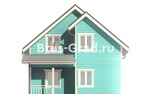 Проект каркасного дома ДК039