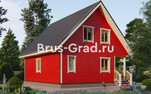 Проект каркасного дома ДК041