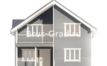 Проект каркасного дома ДК045