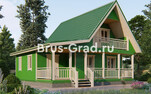 Проект каркасного дома ДК053