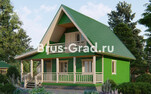 Проект каркасного дома ДК053