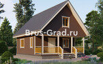 Проект каркасного дома ДК060