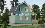 Проект каркасного дома ДК069