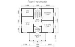 Проект каркасного дома ДК071