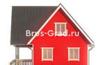 Проект каркасного дома ДК071
