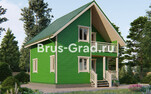 Проект каркасного дома ДК073