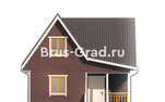Проект каркасного дома ДК110