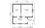 Проект каркасного дома ДК114